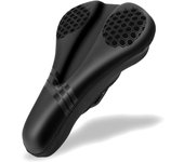 Funda Sillin Bicicleta Gel,Cubierta de Sillín de Bicicleta,Sillín Cojín Suave para Bicicleta,Transpirable Asiento de Bicicleta (Negro) Gel para Bicicleta de Carretera,de Montaña