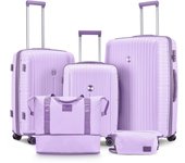 Joyway Juego de Maletas, Set Equipaje Trolley de PP, con Cerradura TSA y Rodillo de 360°, Maleta de Cabina