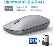UGREEN Mouse Wireless Bluetooth 5.0 & 2.4G Silent Mice 4000 DPI For MacBook Tablet Computer Laptop PC