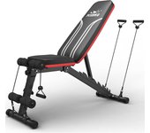 pesas ajustable para gimnasio en casa, declinación de 15 grados, banco de pesas plegable resistente y duradero para años de entrenamiento