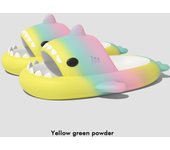 Zapatillas de tiburón con Explosión cambio gradual, fondo grueso, paso en la muerte, divertidas, geniales, 4 cm