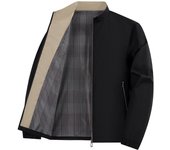 Spring Autumn Men's Buiness Jackets Fashion Men Formal wear Stand Collar Windbreaker Coats Clothing