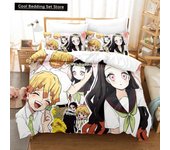 3D Anime Kawaii Girls Out Of The blade Bedding Sets Duvet Cover Set With Pillowcase Twin Full Queen King Bedclothes Bed Linen