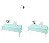 1pc Reusable Tablecloths 137x183cm BPA Free Plastic Dining Table Cover Cloth for Parties Picnic Camping Disposable Tablecloths