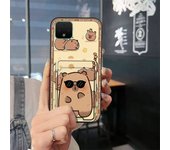 Soft case Anti-knock Phone Case For Google Pixel 4XL Fashion Design Cute Silicone Full wrap Graffiti Cartoon Card slot