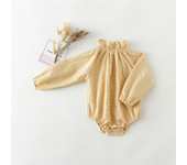 Baby Girl Clothes For 0-2Y Spring Soft Cotton Newborn Baby Girl Long Sleeves Romper Fashion Infant Clothing