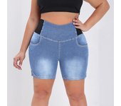 2025 new jeans plus size, elastic waistband, hip lifting, loose denim mid pants for women