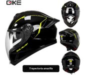 Casco moto integral hombre mujer aire libre trail Deportes Protector