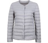 Abrigo ultra ligero pluma pato con tejido mate cálido abrigo a prueba viento parka chaquetas down para mujer exterior nylon