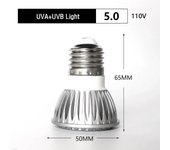 UVA + UVB LED Reptile Light Dedicated Durable Full Spectrum Sun Lamp Effective Reptile Lamp Bulb Lizard Reptiles and Amphibians