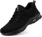 35-50 Zapatos De Trabajo Con Cojín De Aire Para Hombres, Zapatos De Seguridad Antigolpes Con Punta De Acero A Prueba De Perforaciones, Zapatillas De Deporte, Calzado Masculino