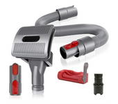 Groom Tool Kit for Pet Dogs - Vacuum Attachment for Dyson V6 V7 V8 V10 V12 V15 & DC Series, with Trigger Lock