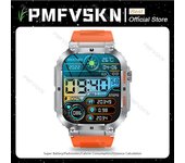 Smartwatch For Men 400mAh 1.96 inch Full Touch Screen Bluetooth Call Blood Oxygen Calculator Fitness Smart Watch For IOS Android