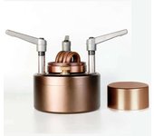 Portable, small, lightweight outdoor camping, hiking, picnicking, pressurized alcohol burner, aluminum alloy liquid gas stove,