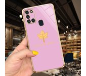 Maple Leaf Couple Heart Cases For Samsung A21s Case Silicone Cover Samsung Galaxy A21s SM-A215F Camera Protection Casing Soft