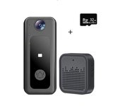 cámara mirilla puerta wifi Visión nocturna Timbre inteligente interfonos para casa