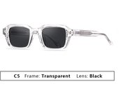 Gafas de sol de montura pequeña Gafas de sol de protección UV cuadradas retro de moda