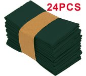 Set Of 6/12/24 40x40cm Table Cloth Napkins Durable Polyester Thicken Placemat Reusable for Kitchen Dining  Wedding Decoration