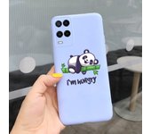 For OPPO A54 2021 Case CPH2239 OPPOA54 Cover Stylish Painted Phone Back Funda For OPPO A54 5G CPH2195 A 54 Shockproof Soft Coque
