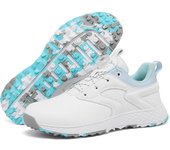 Zapatos de golf zapatos de golf de pareja con botón giratorio impermeable para hombres y mujeres zapatos deportivos casuales