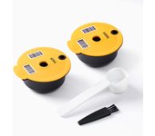 60ML / 180ML/200ML/220ML Reusable Coffee Capsule Pods for BOSCH-s Machine Tassimo Refillable Filter  Maker Pod iCafilas
