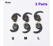 Sports S/M/L Headset Accessories Earbuds Silicone Cover Headphone Eartips Earphone Hook Ear Hooks Earhook