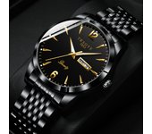 Hombre reloj de pulsera automático deportivo waterproof luminoso reloj de cuarzo reloj casual