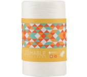 100 Uds/rollo de Revestimiento para Pañales, Almohadilla para Pañales Reutilizable Lavable Absorbente Suave para bebé Bicicletas