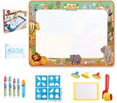 Painting Large Magic Water Mat Magic mat to color with water, Magic blackboard for children, Magic Doodle Mat Educational Teaching Drawing Toy