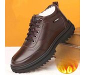 Zapatos De Nieve De Invierno Para Hombre, Zapatos De Terciopelo Para Hombre