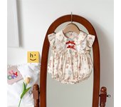 Verano Sección Delgada Envoltura Femenina Bebé Cuello Muñeca Cuello Infantil Jardín Princesa Sin Mangas Envoltura Ropa De Bebé