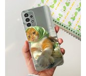 For Samsung A13 4G 5G Phone Case Samsung Galaxy A13 A135F A136B Back Cover Soft TPU Transparent Silicone Bumper Flower Butterfly