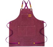 New Thicken Kitchen Aprons Canvas Multi-pocket Chef Work Apron Durable Breathable Barista Apron Kitchen