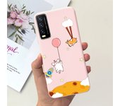 For Vivo Y20 V2029 Case Cute Astronaut Cartoon Soft Cover For Vivo Y20i Y20S Y20A Y20G Y11S Y12S VivoY20 Y 20i Shockproof Bumper