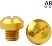 2Pcs Motorcycle CNC Aluminum M10 x 1.25 Rear view Mirror Hole Plugs Screws Rearview Mirror Holder Anti-Rust Drop Ship