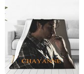 Throw Blanket Chayanne Puerto Rican Latin Singer Micro Fleece Blanket Four Size Cartoon Comfortable For Room AntiPilling Blanket