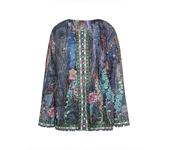 Chaqueta holgada de talla grande para mujer, chaqueta sin cuello, estilo retro, a la moda, XL- 5XL, invierno, 2024