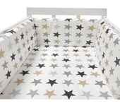 Protector de cuna Chichonera Para bebé, barrera envolvente Para cama infantil, cojín Para recién nacidos, cuna trenzada