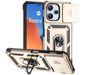 Full Cover For Xiaomi Redmi 12 5G Case For Redmi 12 5G Bumper Push Window Magnetic Phone Holder Back Case For Redmi 12 5G Case