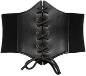Medieval Wide Leather Armor Men and Women, Steampunk Waist Costume Accessory, Antique Viking Knight Belt for Cosplay