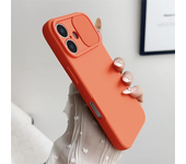 Funda Protectora de Lente de Cámara Deslizable de Silicona Compatible con iPhone 16-11 Pro-X-Se