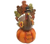 Thanksgiving Pumpkin Turkey Decor Gift Sculpture for Home Office Indoor Outdoor Thanksgiving Harvest Day Dining Table Kitchen