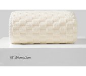 Toalla de baño de terciopelo coral, rejilla de nube, gruesa y absorbente, 100% material de poliéster,85*150*2cm，1 pieza rosa