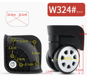 Trolley Suitcase Universal Wheel Accessories Suitcase Replacement Roller Parts Luggage Wheel Replacement Maintenance Universal P