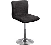 Cubierta de silla de bar Respaldo corto Taburete de bar Fundas de asiento Fundas de banquete de hotel Elástico de tela nueva Tel