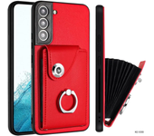 For Samsung Galaxy S22 Ultra Plus Anillo De Dedo Para Abrochar La Carcasa Ligera De Ranura De Tarjeta De Lujo