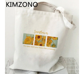 Van Gogh shopping bag shopping shopper grocery eco handbag tote bag sacola woven grab