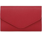 Rojo tarjetero de cartera de moda para mujer Monedero Bolso de mano de Lade