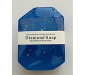 Hyaluronic Acid Diamond Essential Oil Soap Handmade Soap Gem Gold Foil Soap Face Hand Body Cleaning Soap Wedding Gifts