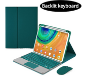 Backlit Touchpad Keyboard Case for Xiaomi Pad 6 Case Keyboard Fabric with Pen Holder Cover for Xiaomi Pad 6 Pro 2023 MiPad 6 11